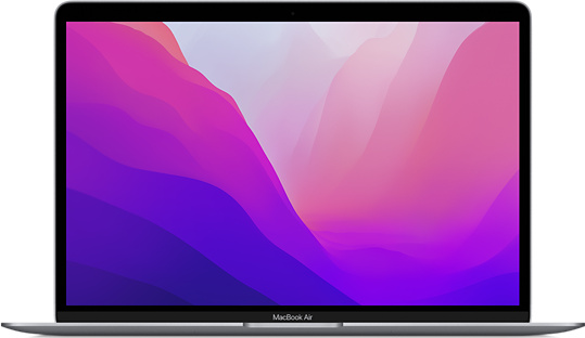Apple 13-inch MacBook Air (2020) 8GB-256GB SSD, M1, Space Gray, New