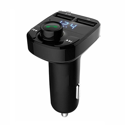 ANG Wireless Twin USB FM Transmitter Car Charger Handsfree